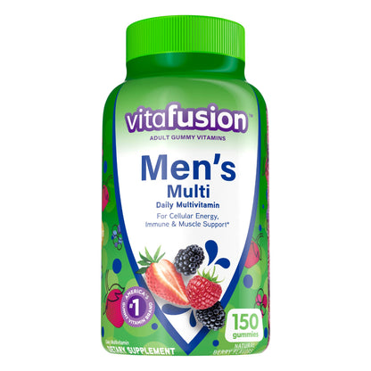 Vitafusion PreNatal Gummy Vitamins & Adult Gummy Vitamins for Men Vitafusion