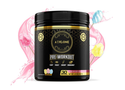 Athlone Pre-Workout Powder Cotton Candy Performance Blend- Supplement - Energy Athlone