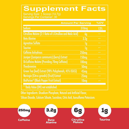 REDCON1 Total War Preworkout (Tiger's Blood) & Big Noise Non-Stim Preworkout Powder REDCON1