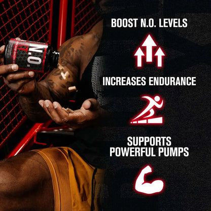 Jacked Factory N.O. XT Nitric Oxide Supplement, Growth Surge Post Workout Muscle Jacked Factory