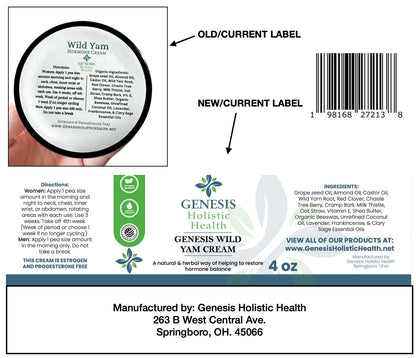 Genesis Wild Yam Cream My Store