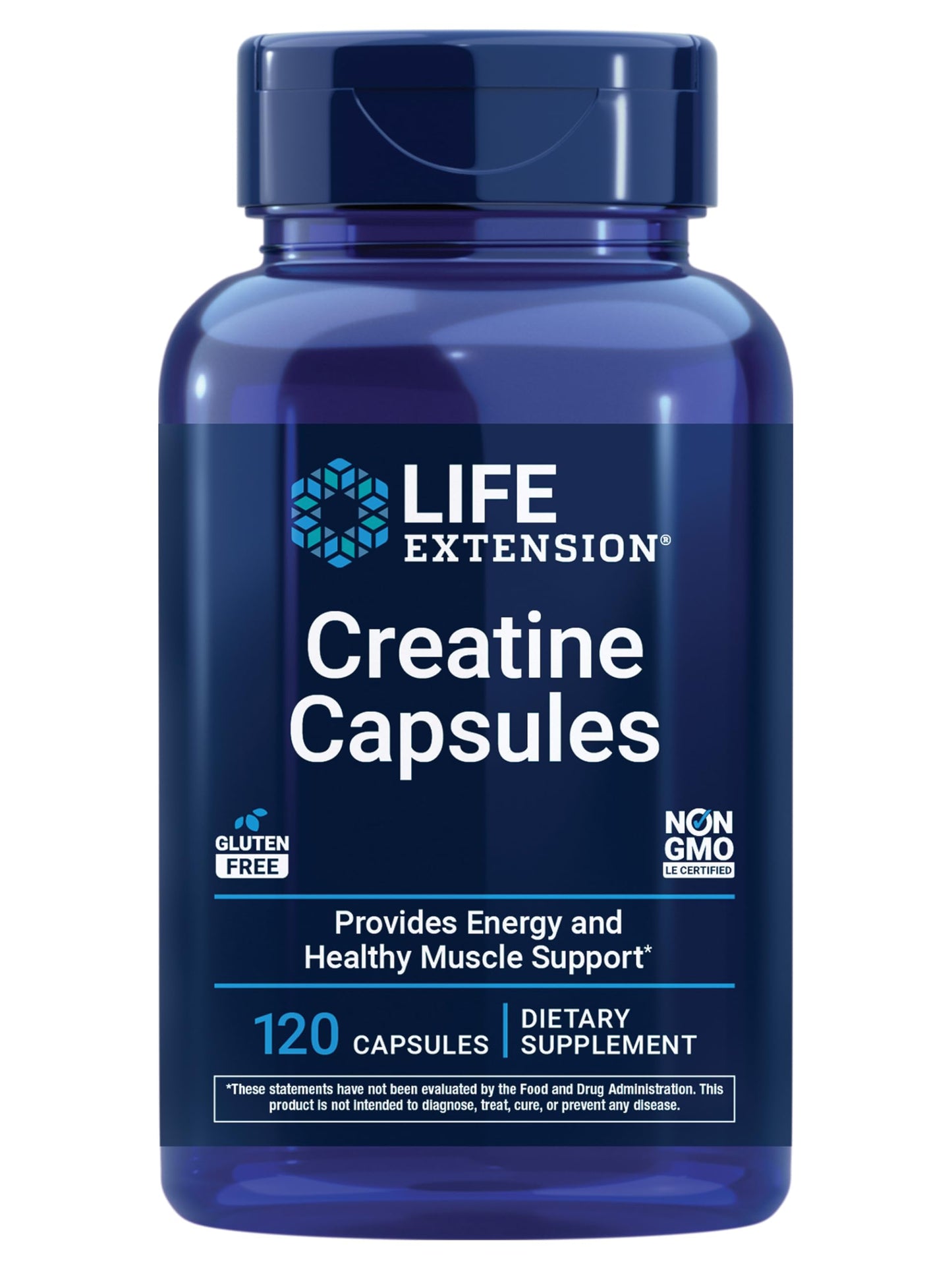 Life Extension Creatine Capsules – Creatine Monohydrate – Promotes Strength, Lean Muscle, Healthy Endurance – Non-GMO, Gluten-Free – 120 Capsules Life ExtensionBuy Supplements Australia