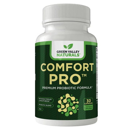 ComfortPro™ Daily Probiotics for Digestive Health | Constipation Relief & Bloating Support for Women & Men | Gut Cleanse with Zinc | Helps Reduce Gas & Promotes Digestive Regularity | Valley Formula GREEN VALLEY NATURALS buy supplements Au