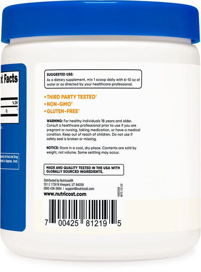 Nutricost L-Citrulline Malate 300G (2 Pack) - Pure L-Citrulline Powder, 3000mg Per Serving Nutricost