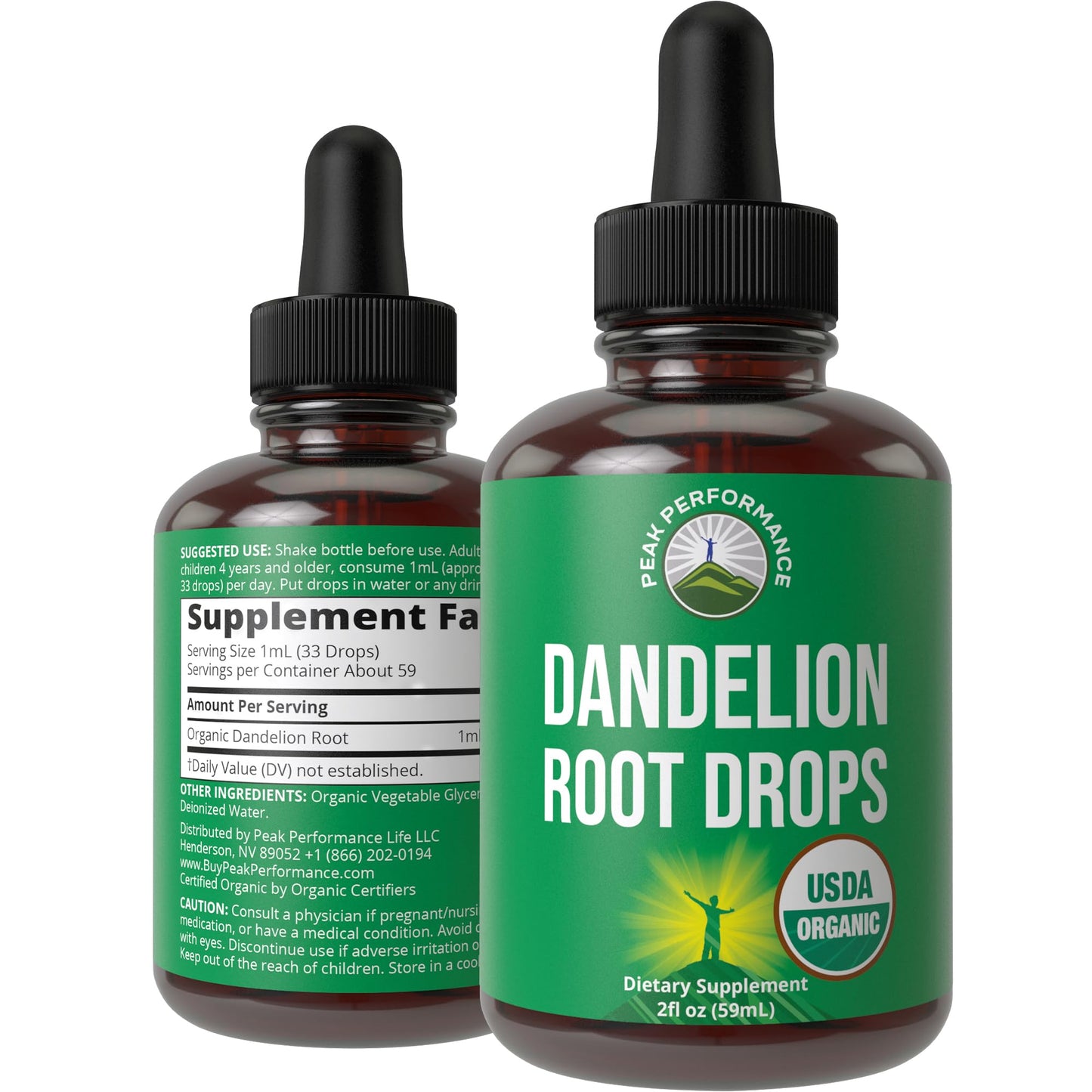 Dandelion Root Extract. USDA Organic Vegan Herbal Liquid Tincture Dandelions Supplement for Women and Men. Leaf Tonic for Immune, Liver, Gut Health. Zero Sugar, Gluten Free Supplements Not Capsules Peak PerformanceBuy Supplements Australia