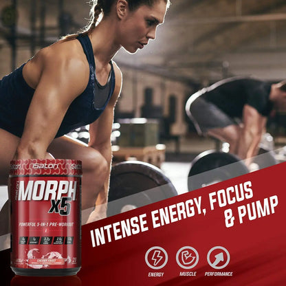 iSatori Morph Xtreme Intense Pre Workout - Bombsicle (20 Servings) Classic Blender Bottle iSatori