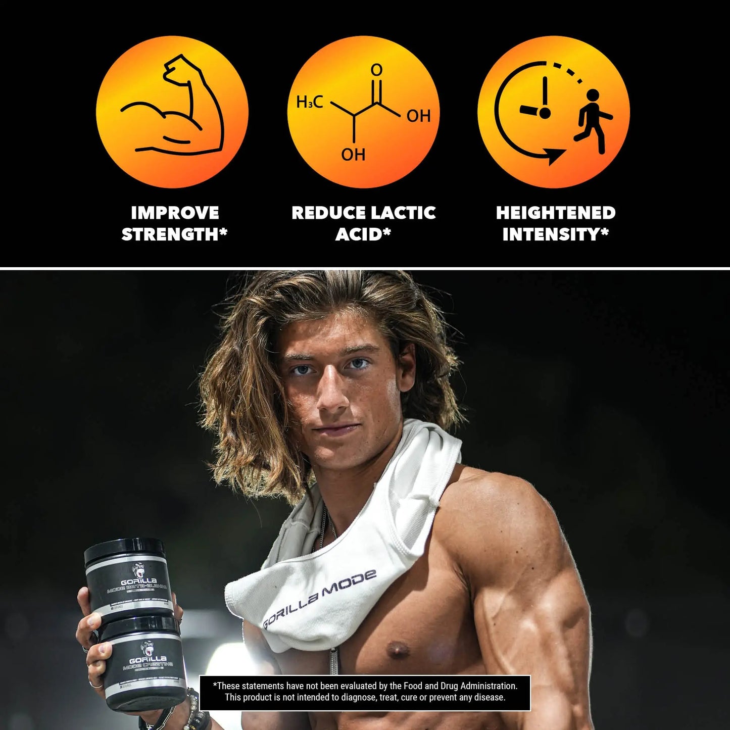 Gorilla Mode Beta-Alanine – Carnosine Precursor/Enhanced Muscular Endurance Gorilla Mind