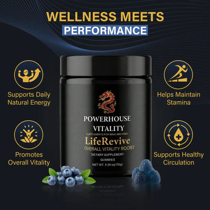 Powerhouse Vitality LifeRevive - Overall Vitality Boost | Vitamin Gummies for Men & Women Powerhouse Vitality buy supplements Au