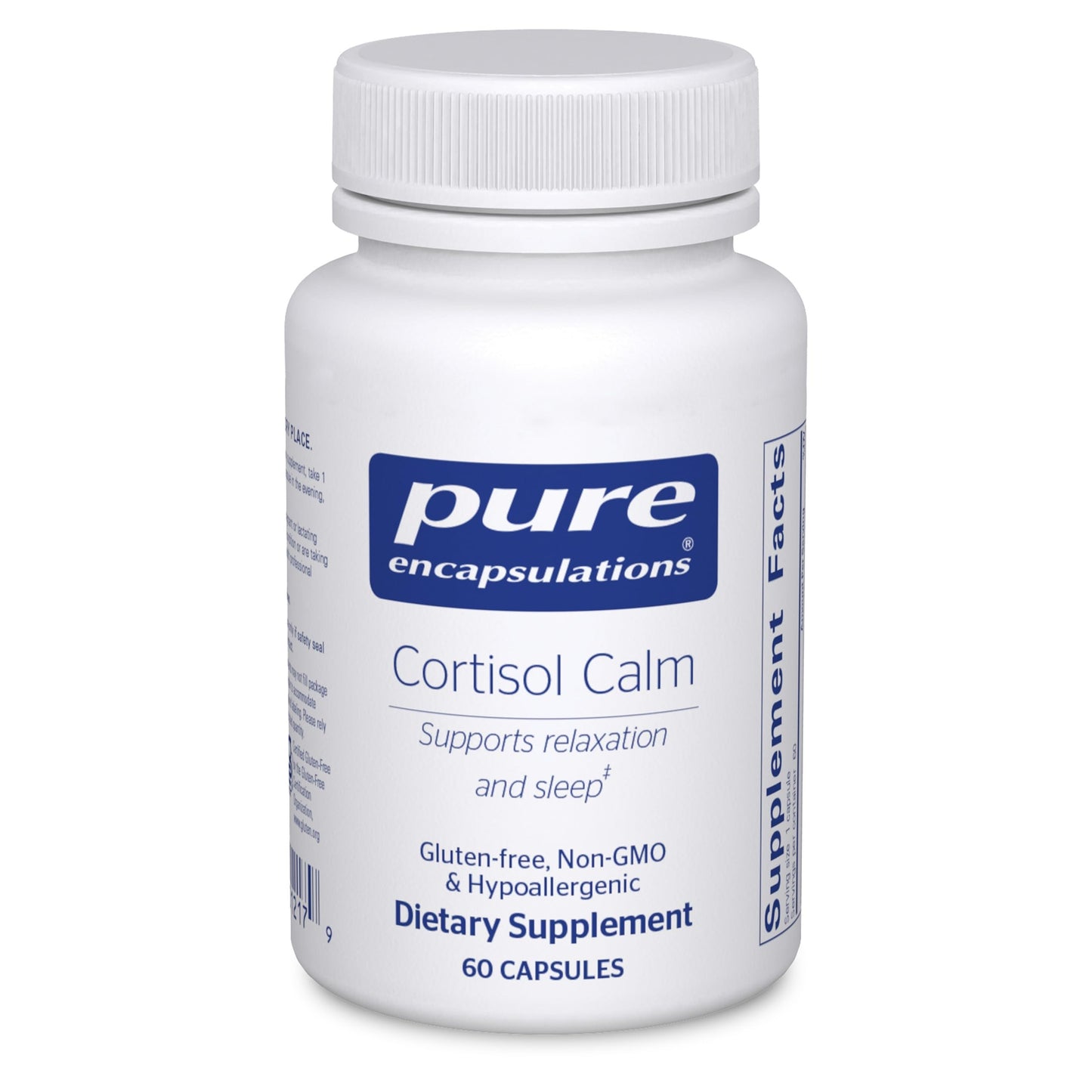 Pure Encapsulations Cortisol Calm - Supports Cortisol Health & Relaxation - Contains Ashwagandha & L-Theanine - Restful Sleep - 60 Capsules Pure EncapsulationsBuy Supplements Australia