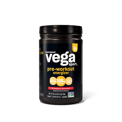 Vega Premium Sport Protein Vanilla Protein Powder, Vegan, Non GMO & Sport Pre-Workout Vega