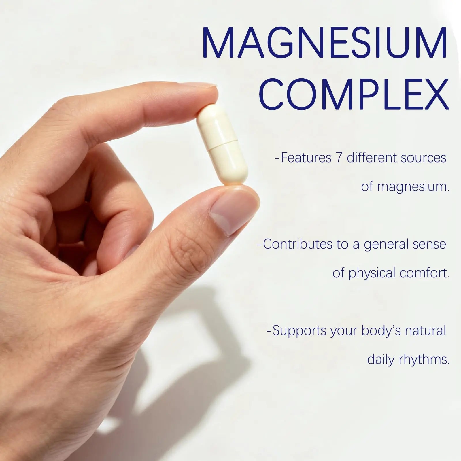 Magnesium Complex 1000mg - 7-in-1 Supplement with Glycinate, Citrate & Malate - Supports Muscle Relaxation, Sleep, Heart Health - High Absorption Capsules, 90 Count (1) CellJuvMax buy supplements Au