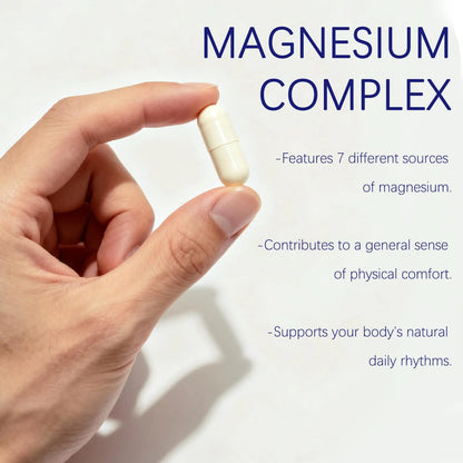 Magnesium Complex 1000mg - 7-in-1 Supplement with Glycinate, Citrate & Malate - Supports Muscle Relaxation, Sleep, Heart Health - High Absorption Capsules, 90 Count (1) CellJuvMax buy supplements Au