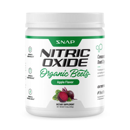 Snap Supplements USDA Organic Beet Root Powder, 3-in-1 Nitric Oxide Supplement Snap Supplements
