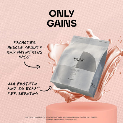 Bulk Pure Whey Protein Powder Shake, Raspberry, 500 g, Packaging May Vary BulkBuy Supplements Australia