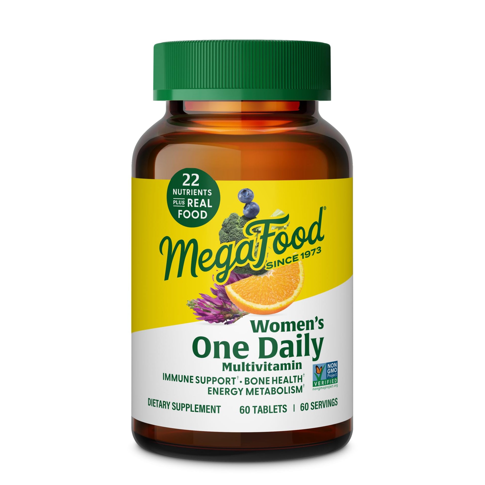 MegaFood Womens Multivitamin One Daily - Multivitamin for Women - Vitamin C, Vitamin D, Iron & B Vitamins - Bone, Energy Metabolism & Immune Support MegaFoodBuy Supplements Australia