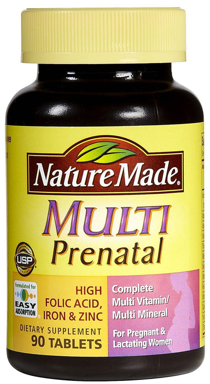 Nature Made Multi Prenatal Tabs, 90 ct (Packaging may vary) Nature Made