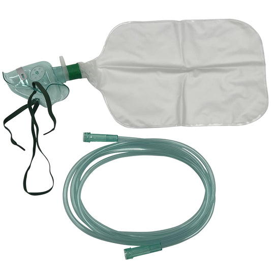 1pk Pediatric Non-Rebreather Oxygen Mask w/6.8Ft Crush ResistantTubing ResOne