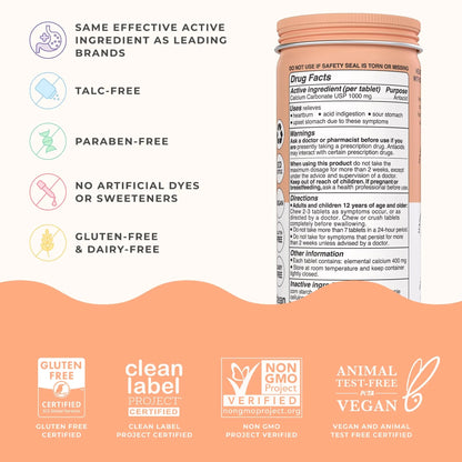 Wonderbelly Antacid, Effective Heartburn and Instant Acid Indigestion Relief, Maximum Wonderbelly