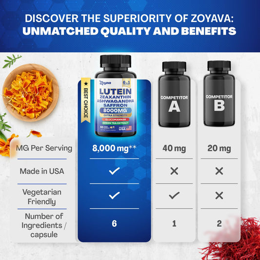 Zoyava Sea Moss 16-in-1 and Lutein 6-in-1 Bundle Zoyava