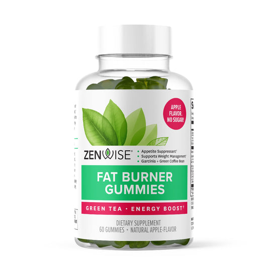 Zenwise Health Fat Burner Gummies - Appetite Suppressant for Weight Loss with Green healthsupps.co.uk
