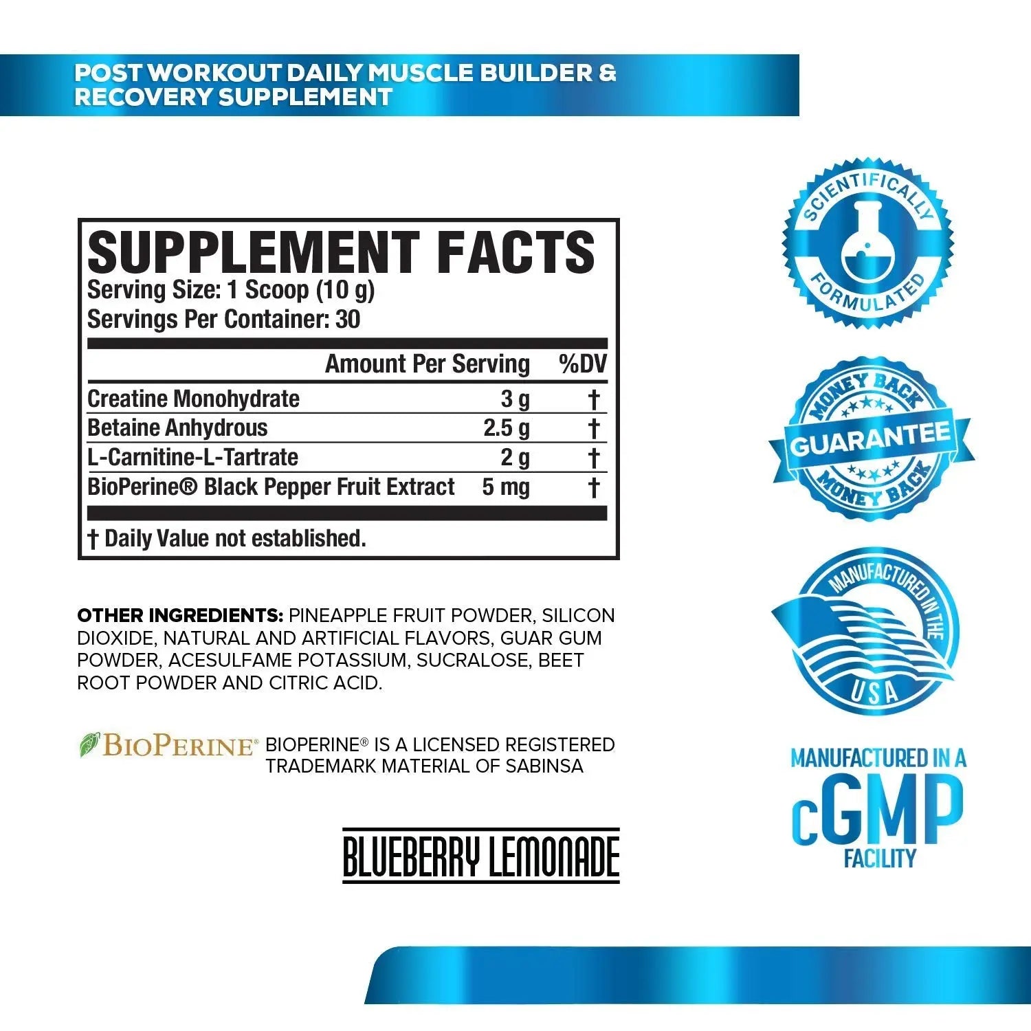 Jacked Factory NITROSURGE Pre Workout Supplement, Growth Surge Post Workout Muscle Jacked Factory