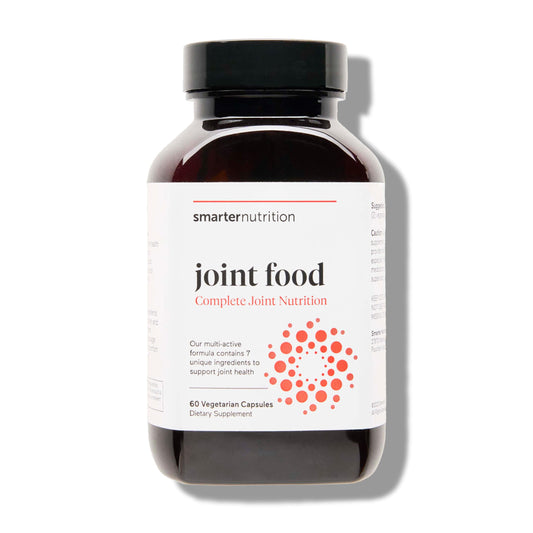 SMARTERNUTRITION Joint Food - Nourishing Support for Joint Comfort, Lubrication, Mobility with Collagen Type II, CMO, Lipase, MSM, Vitamin C, Turmeric, Bromelain - 60 Count - 30-Day Supply SMARTERNUTRITIONBuy Supplements Australia