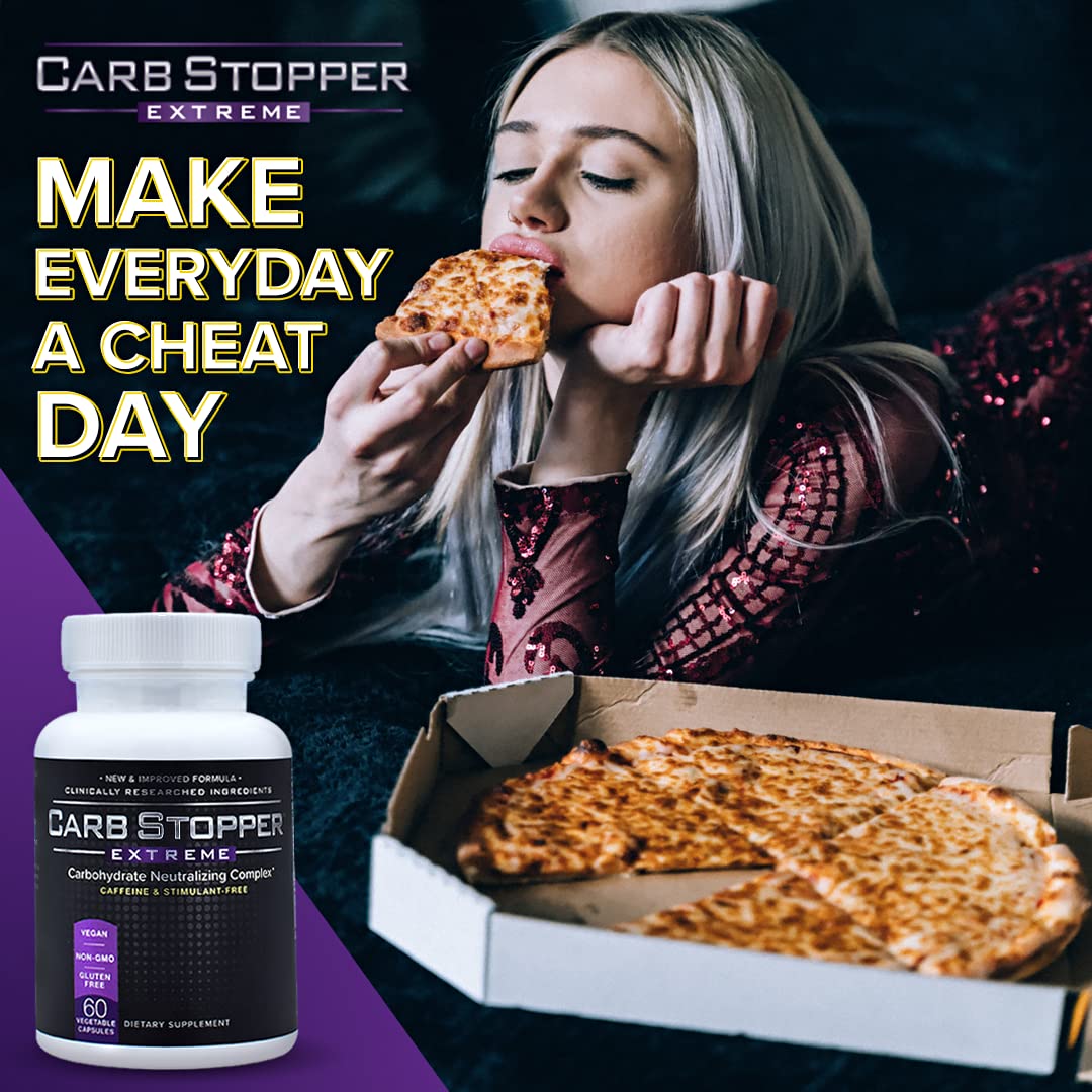 Carb Stopper Extreme (5 Bottles Maximum Strength, Natural Carbohydrate and Starch Carb Stopper ExtremeBuy Supplements Australia
