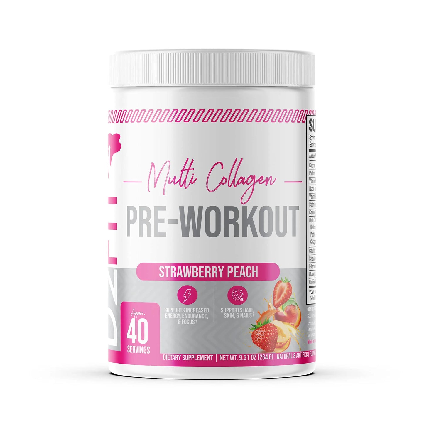 D2Fit (by Jessica Bass Women’s Pre Workout Multi Collagen (2.5g) + Biotin (150mcg) D2Fit