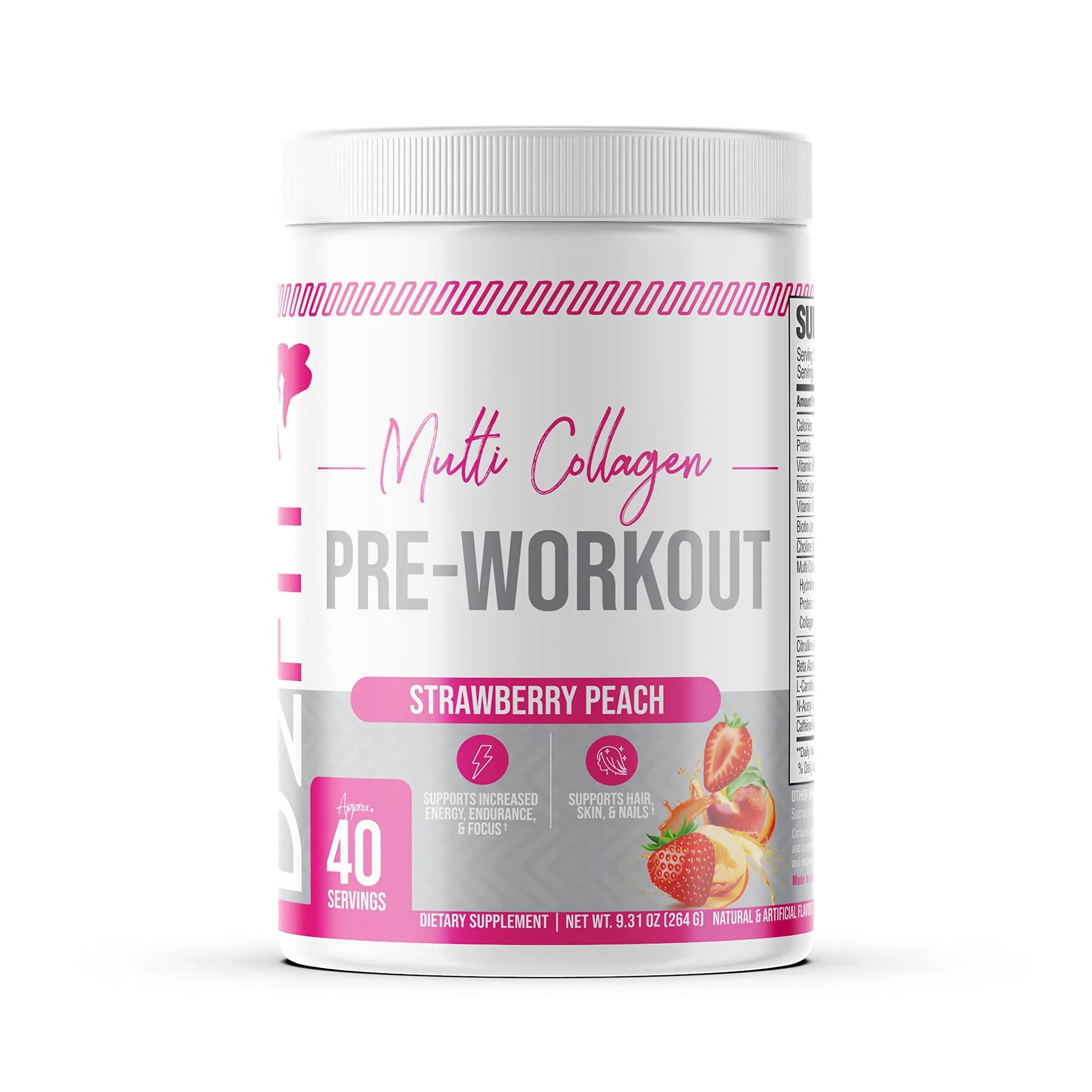 D2Fit (by Jessica Bass Women’s Pre Workout Multi Collagen (2.5g) + Biotin (150mcg) D2Fit