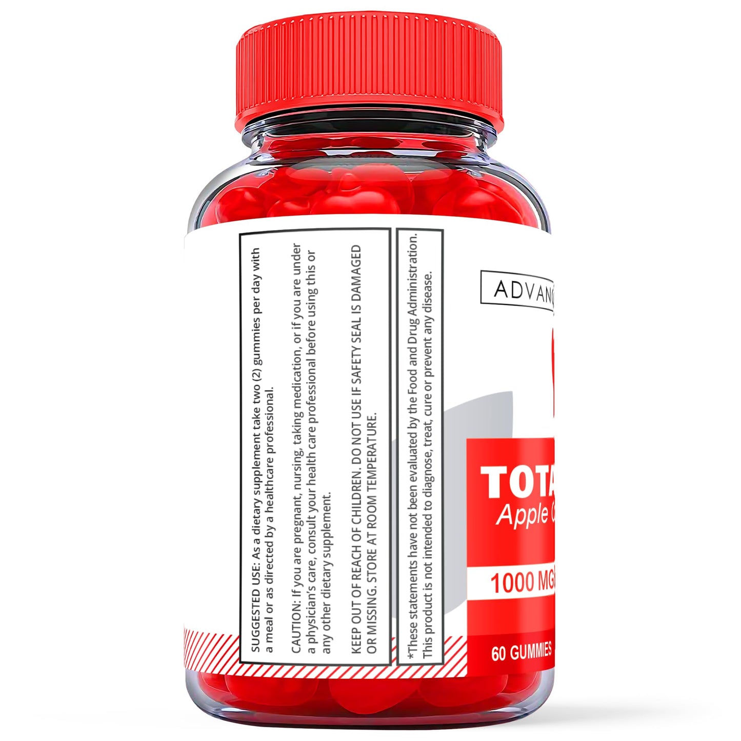 (2 Pack) Total Keto Gummies, Total Keto ACV Gummies, Total Keto Advanced, Total Keto Ark Labs