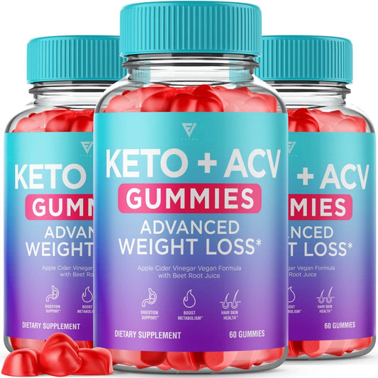 (3 Pack) Keto ACV Gummies Advanced Weight Loss Supplement, ACV Keto Gummies Belly Fyvus