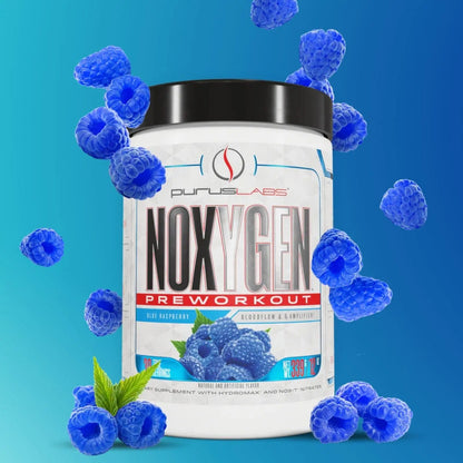 Purus Labs NOXYGEN PREWORKOUT Powder, 30 Servings (Blue Raspberry) Purus Labs