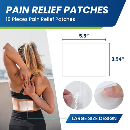 Sumifun Lidocaine Pain Relief Patches - Fast, Targeted Therapy Simple Backache, Soreness, Sprain, Joint Pain with Maximum Strength 4% Lidocaine and 1% Menthol (Large, Count, 31) NDC 83602-172-31 SumifunBuy Supplements Australia