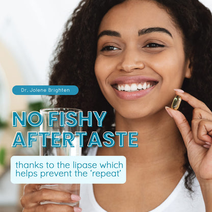 Dr. Brighten Prenatal Plus and Omega Plus Bundle for Pregnant or Nursing Mothers, Non-GMO, No Gluten Dr. Brighten