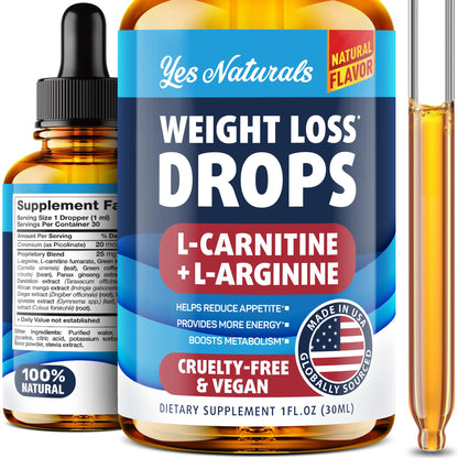 YES NATURALS! Weight Loss Drops - Natural Metabolism Booster & Appetite Suppressant YES NATURALS!