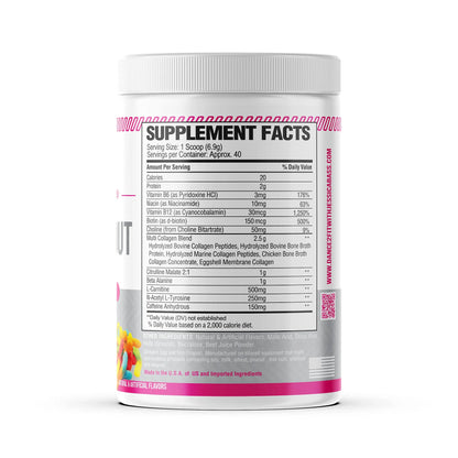 D2Fit (by Jessica Bass Women’s Pre Workout Multi Collagen (2.5g) + Biotin (150mcg) D2Fit