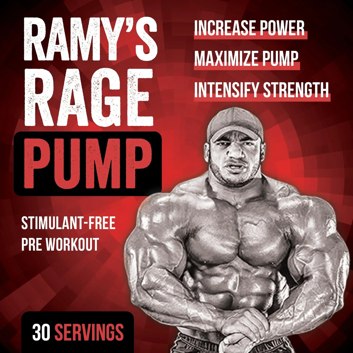 Enhanced Labs - Mr. Olympia 2020 Big Ramy’s Rage Pump - Stimulant Free Pre Workout Enhanced