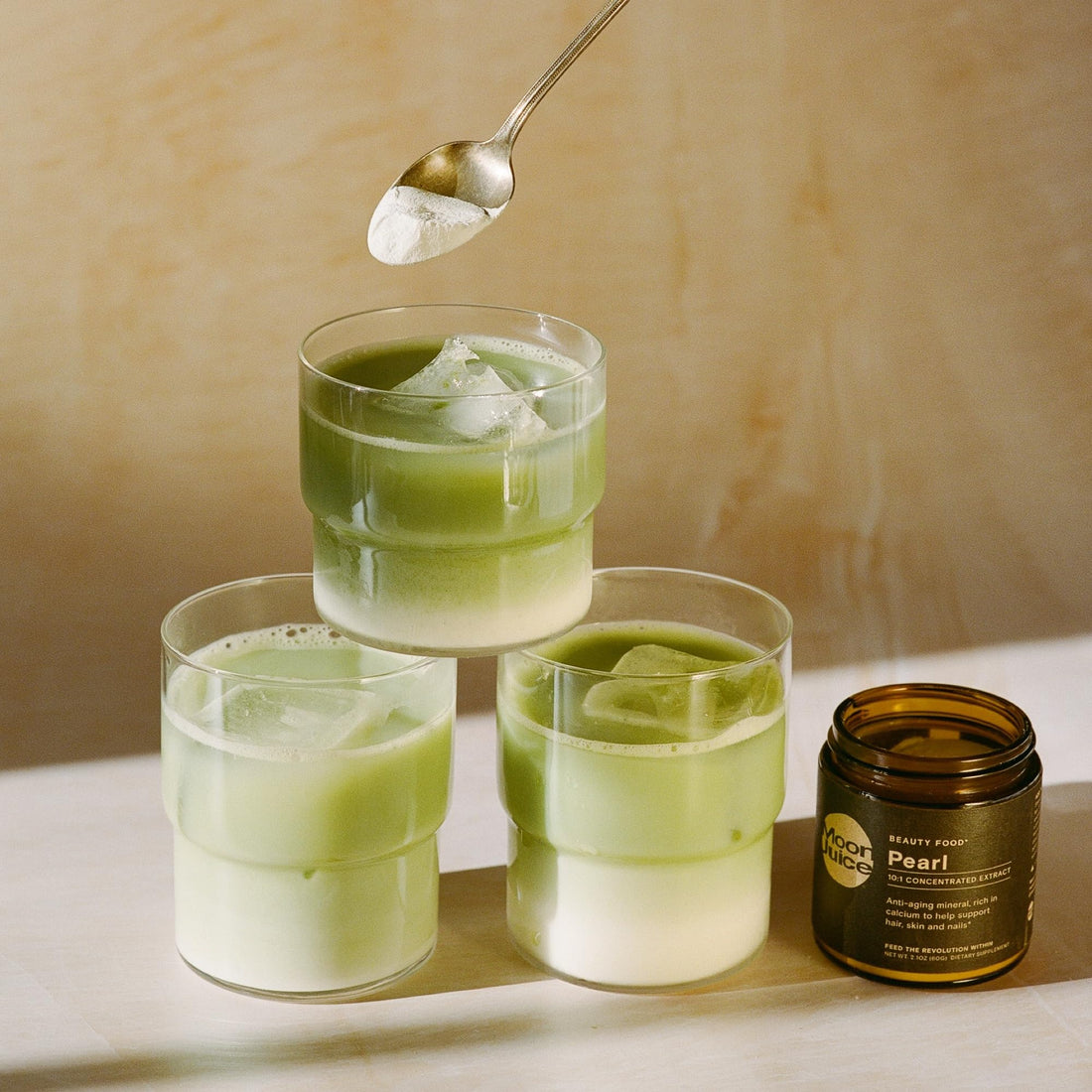 Moon Juice Pearl Powder Supplement - Collagen Support for Hair, Skin & Nails - Anti-Aging Antioxidant Mineral with Calcium - Sustainably Sourced, Non-GMO - 2.1 oz, 30 Servings Moon JuiceBuy Supplements Australia