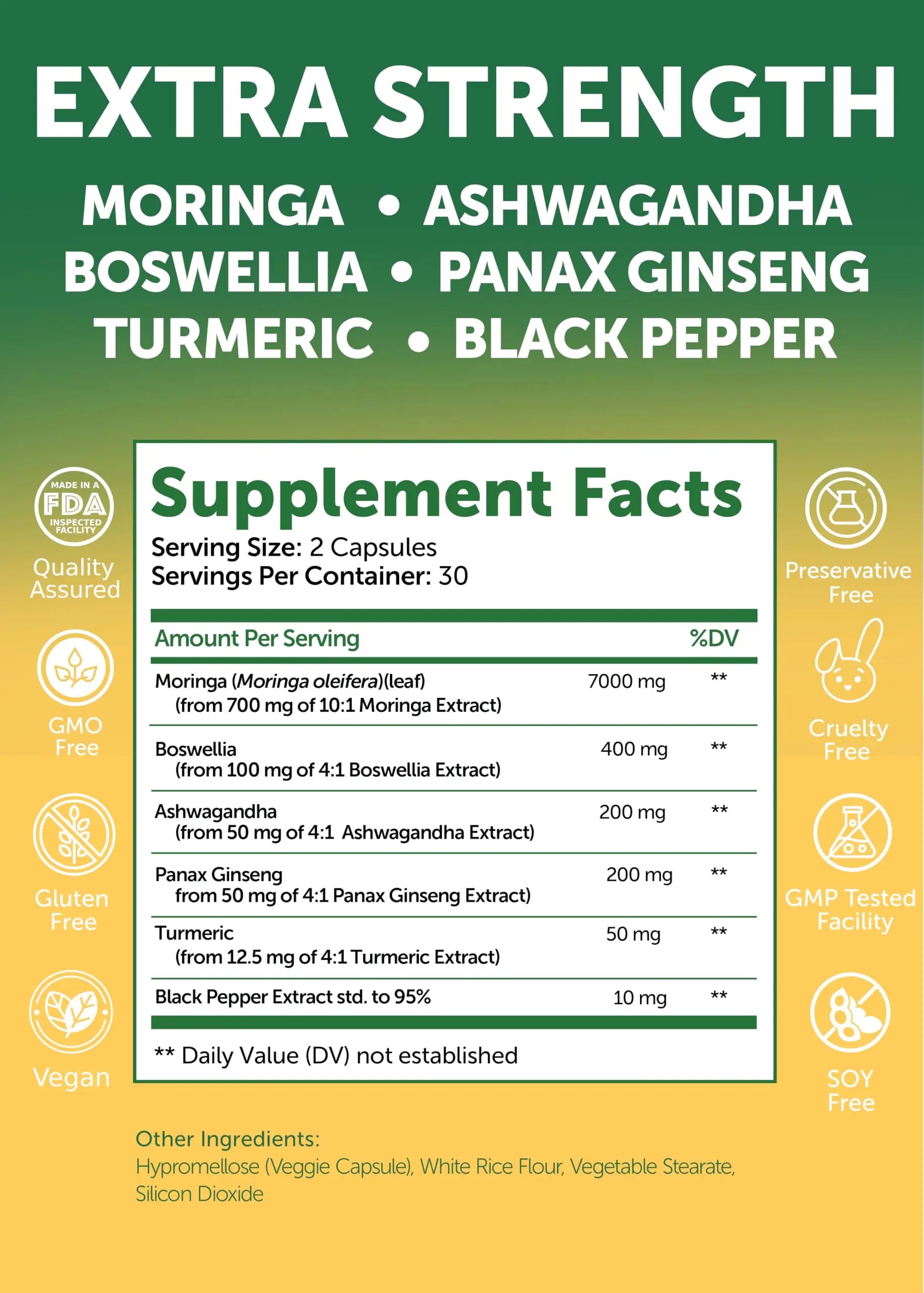 Lunakai USA Made Moringa & Sea Moss Capsules Bundle – 6-in-1 & 16-in-1 Advanced Blends – 60 Non-GMO Veggie Capsules Each Lunakai buy supplements Au
