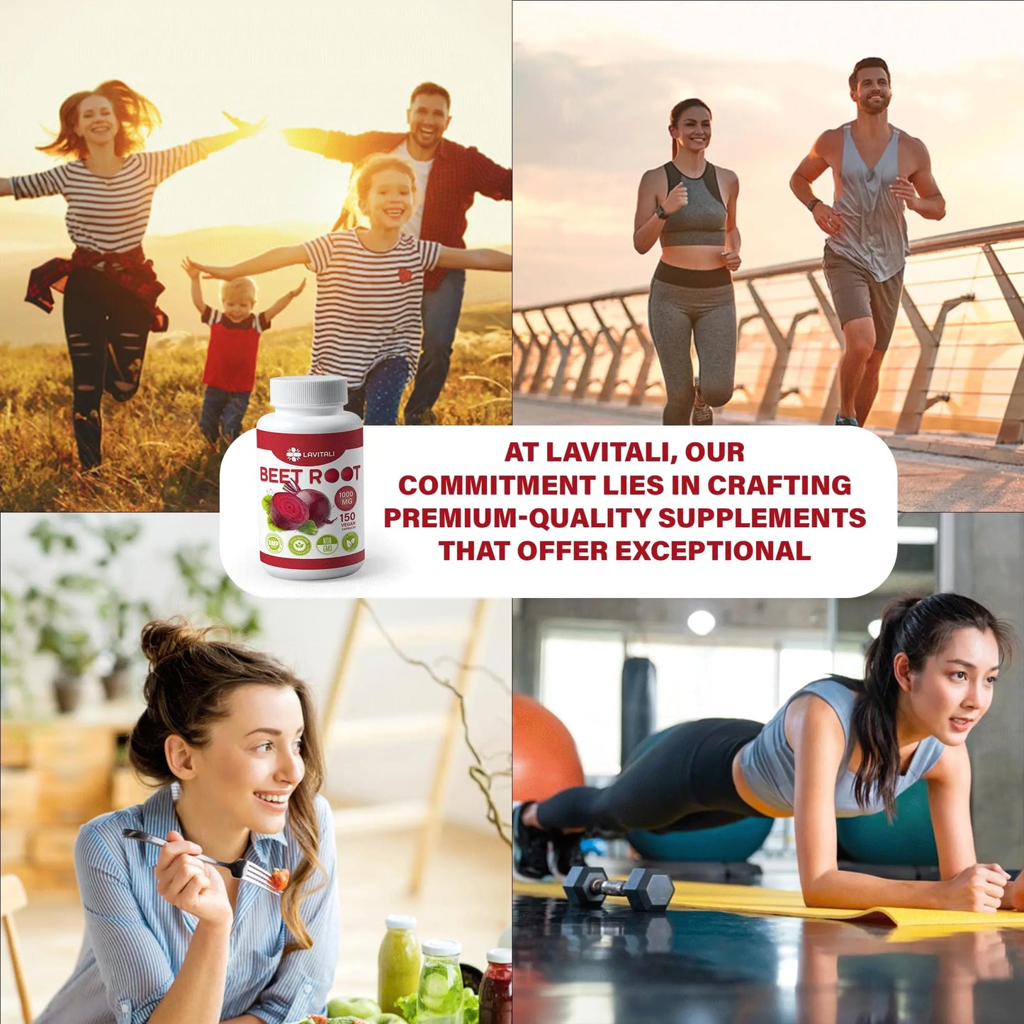 LaVitali 275 Beet Root Extract Capsules, 1000mg per Serving, High Concentrated Herbal LaVitali