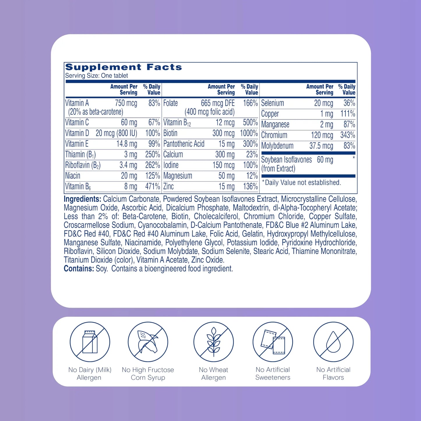 One A Day Women's Menopause Multivitamin with Vitamin A, Vitamin C, Vitamin D, Vitamin E and Zinc for Immune Health Support, Bone health, 50 Count ONE A DAY buy supplements Au