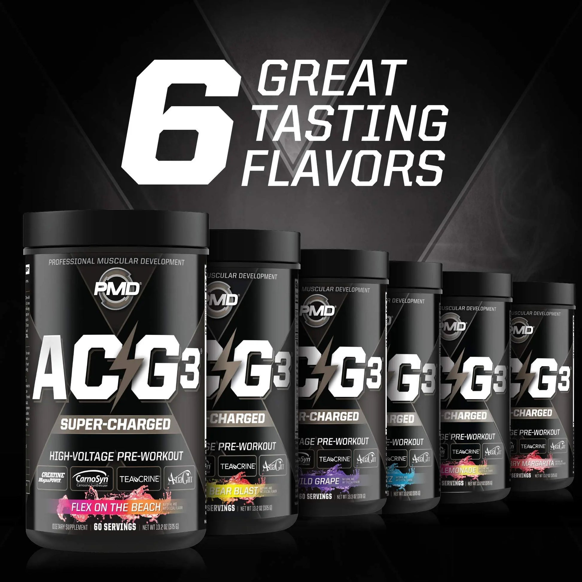 PMD Sports ACG3 Supercharged - Pre Workout - Powerful Strength, High Energy, Maximize PMD