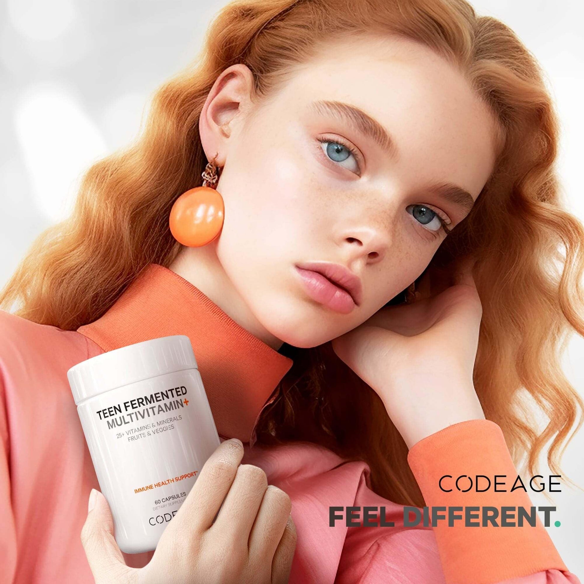 Codeage Teen’s Daily Multivitamin Supplement, 25+ Vitamins & Minerals for Teenage Boys & Girls Codeage