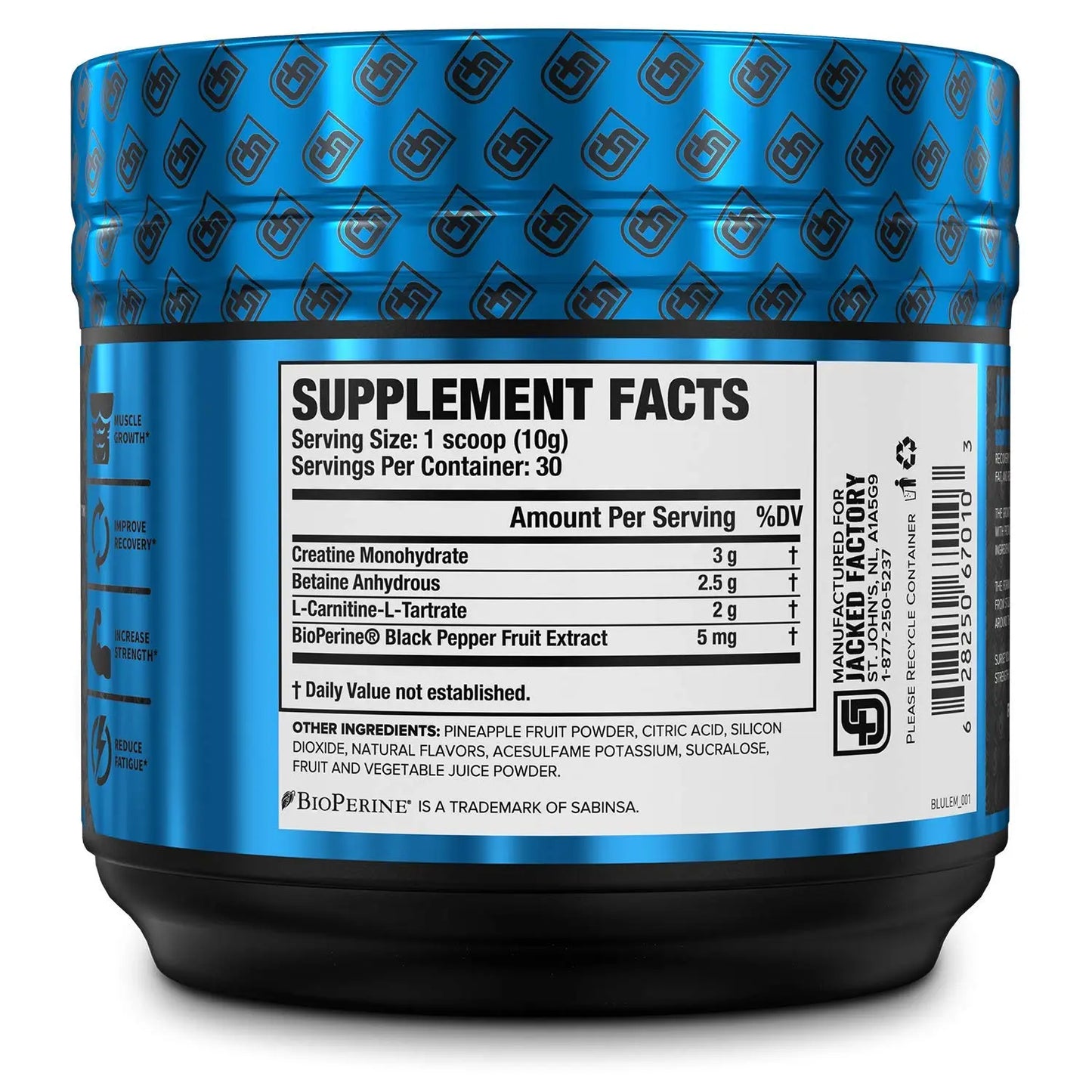 Jacked Factory NITROSURGE Pre Workout Supplement, Growth Surge Post Workout Muscle Jacked Factory