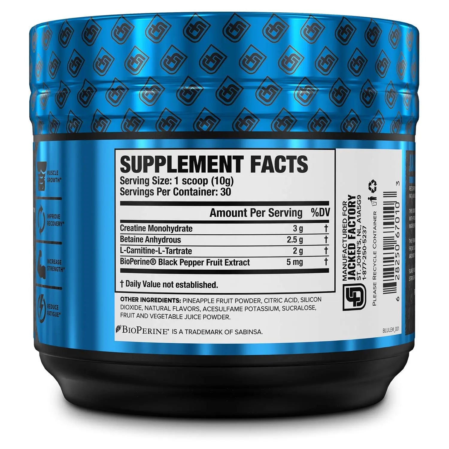 Jacked Factory NITROSURGE Pre Workout Supplement, Growth Surge Post Workout Muscle Jacked Factory