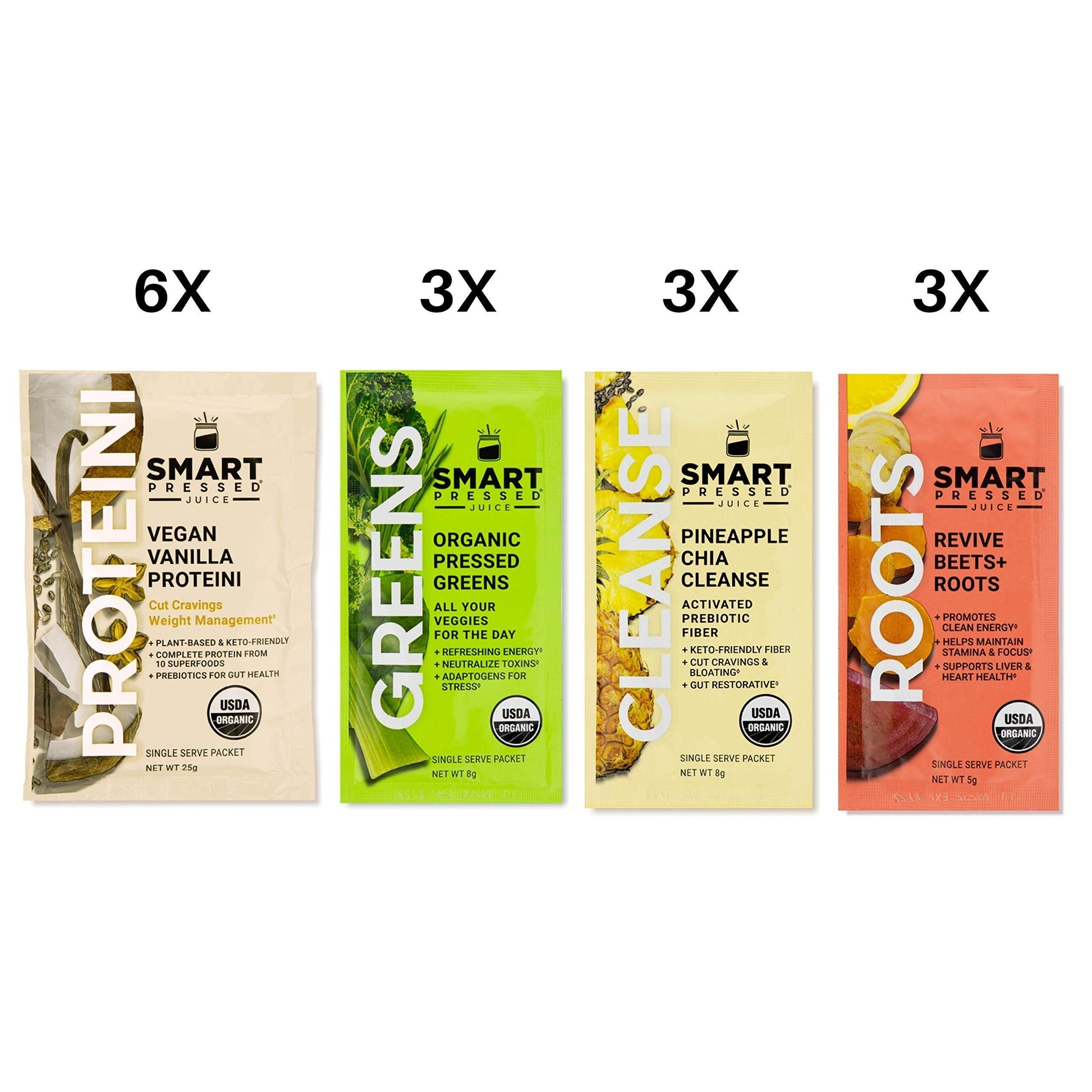 SMART Pressed Juice 3-Day Organic Juice Cleanse | Healthy Detox Program | Vegan Vanilla Protein SMART PressedBuy Supplements Australia