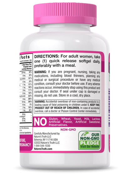 Nature's Truth Prenatal Vitamin for Women Nature's Truth