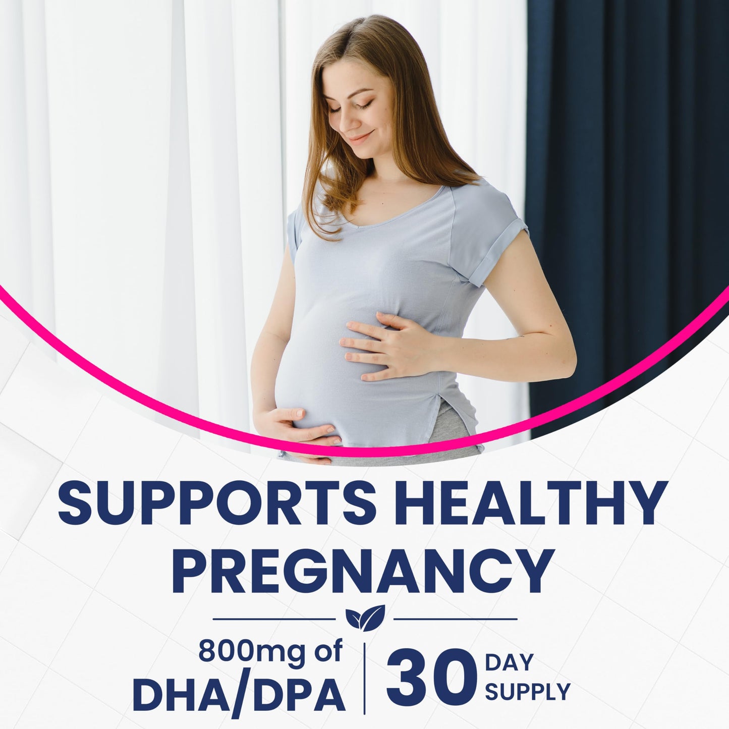 Introductory Offer Prenatal DHA Supplements - Vegan 800mg DHA DPA Plant Based Omega 3 Vita Miracle