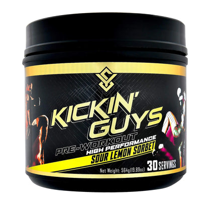 Kickin' Guys Pre Workout Powder Sports Nutrition Supplement - Explode Energy & Performance Yulian Svitolin LLC